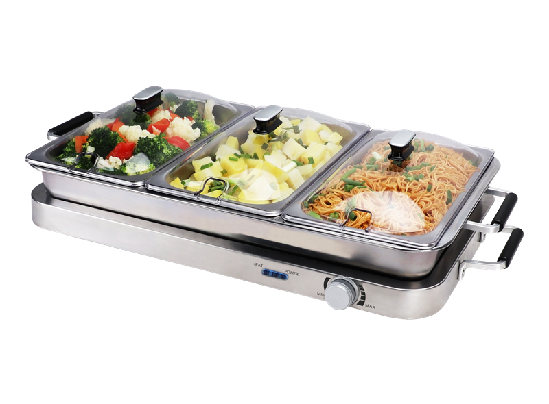 Control de temperatura de acero inoxidable Buffet Electric Bufmer