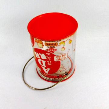 custom clear PVC tin can