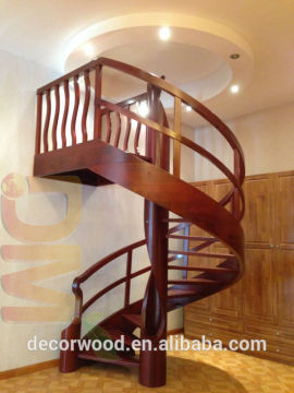 Acacia wood stair treads wood staircase design China