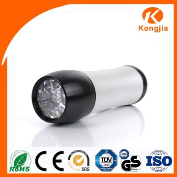 KONGJIA Factory price Small Flashlight Keychain Mini 9 Led Flashlight