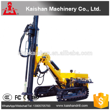 Small portable hydraulic drilling rig rock