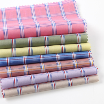 Laslest Lady's Plaid Fabric For Sewing Dresses