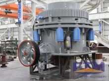 Hydraulic concrete compound cone crusher