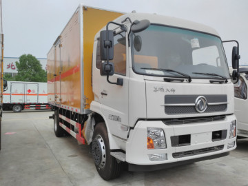 Customized cargo truck van for transporting explosives