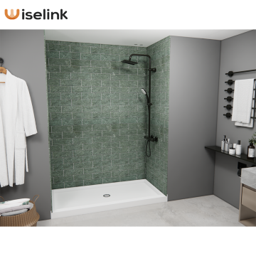 Wiselink solid surface shower wall panels