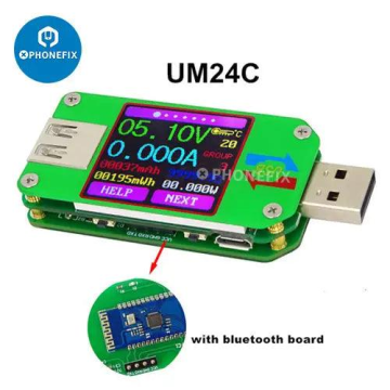 um24 USB 2.0 power meter tester color LCD display voltage current