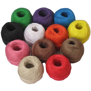 Smooth Coating 1mm Twisted Hemp Twine - Burlap Twine & Colorful Decorative Waxed Hemp Cord