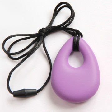 BPA free silicone teething jewellery for mums diamond pendant