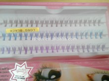 2014 new lash extentions 5 colors false eyelash extensions handmade false eyelash