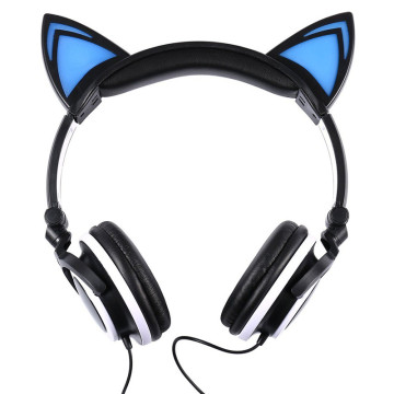 Factory price custom cute fashion headphone cat headset