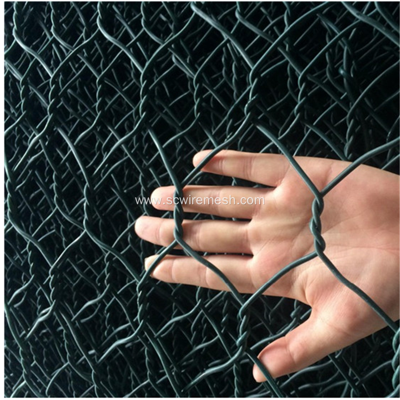 Galvanized and PVC Coated Gabions for Rabbit Cage