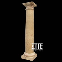 High Quality Beige Color marble granite column