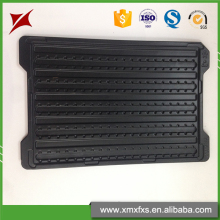 Popular ESD packing black plastic PET/PS electronics blister tray
