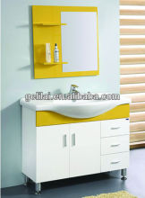 PVC YELLOW COLOR CABINET WASH BASIN