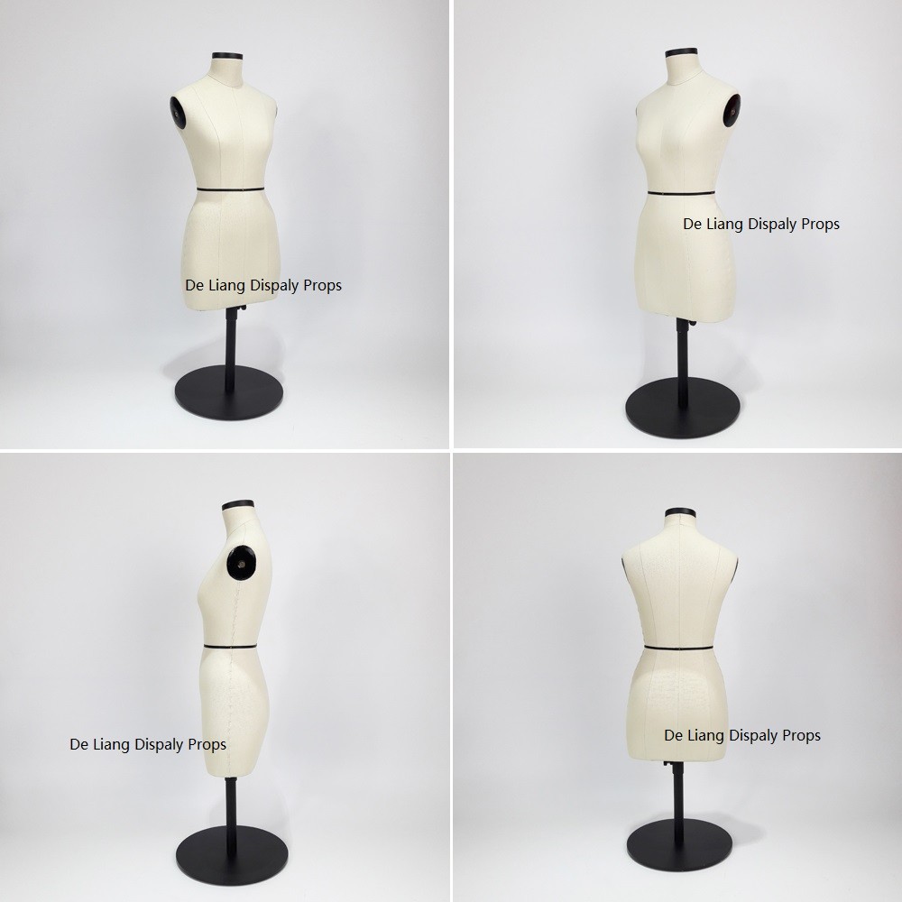 DL260 Half body female mini fitting mannequin Mini dressform/trouser form for Clothing Display