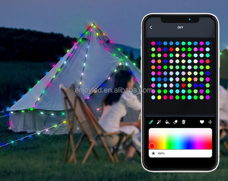 New Arrival Practical Easy Carry Multi Functions Optional LED Light Used For Outdoor Camping Tent Garden for boat yacht forest