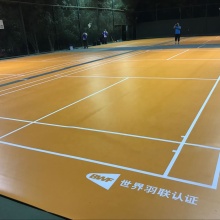 Enlio badminton court pvc roll flooring BWF