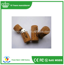 Shenzhen creative USB flash drive wholesale cork U disk red wine bottle custom business USB flash drive