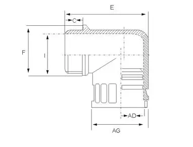 Ningbo Smart Sm-W Series Right Angle Union for Flexible Pipe