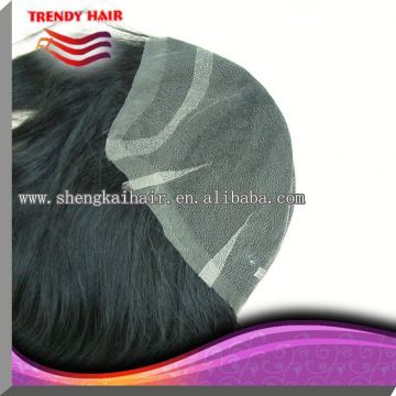 Natural Hairline Human Hair Toupees 54