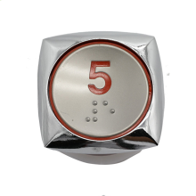 Red Blue Kirsite Parts Anti-Vandal Panel Elevator Start Button