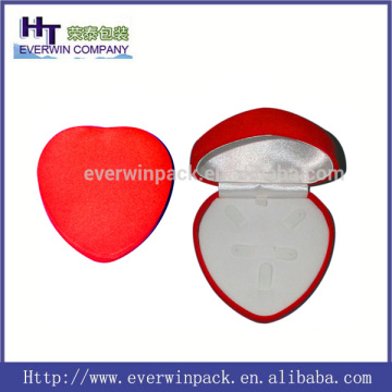 Wholesale romantic heart shape ring case for gift ; ring box;wedding case