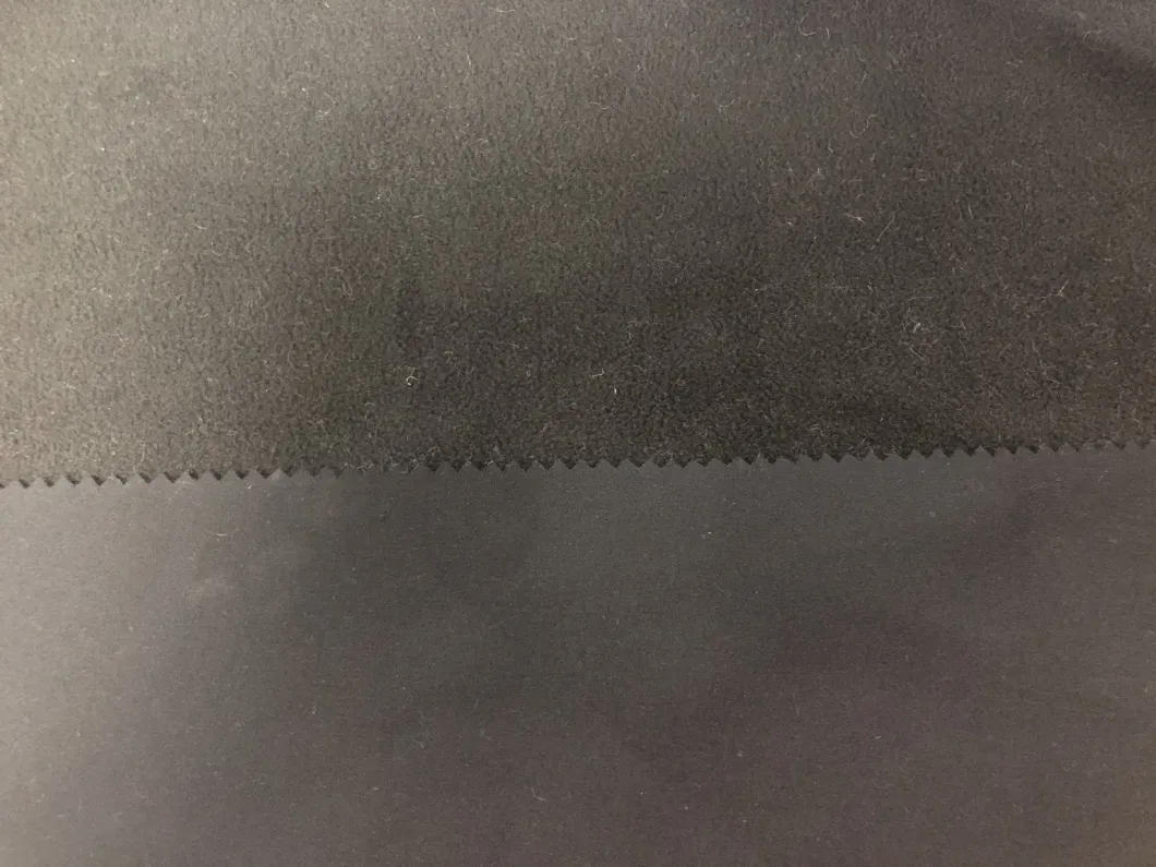 100% polyester quatre voies straveaux malédiction avec un tissu tricoté polaire dty polaire