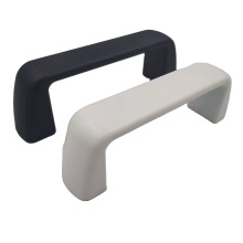 117mm blue color industrial door lever handle Reinforced nylon bridge handle