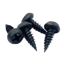3.9x10mm Black Pan Framing Head Self-Tapping Screws - Combination Drive