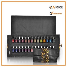 professional manicure pedicure nail Artist tool organizer storage display nail polish Clutch Wrap bag