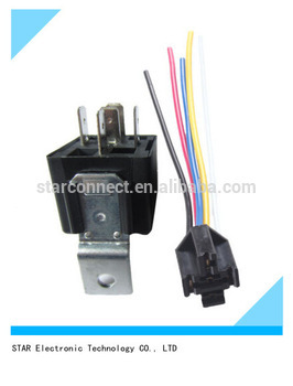 5 pin 12v auto mini relay with relay socket