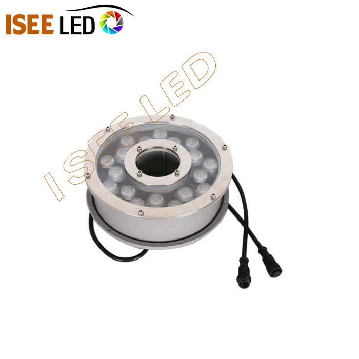 IP68 Round Stainless Steel DMX Digital Underwater Light