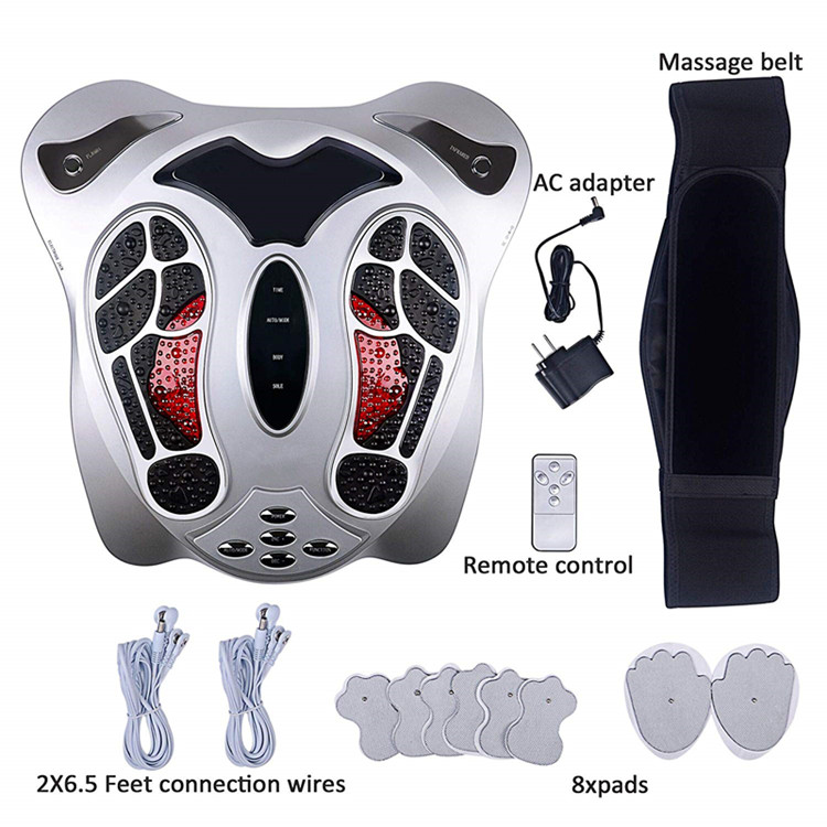 Sliver foot massage equipment,vibrating electric foot massage machine