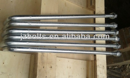 Foundation bolt/anchor bolt L type-zinc coating