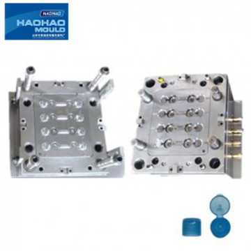 Plastic injection flip top cap mould