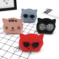 Popular simple color embroidery partysu pu pencil case