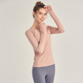 Woman Long Sleeve Yoga top Gym Mesh Womens