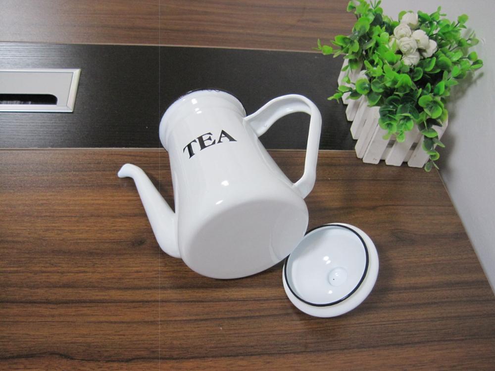 Personerlized Enamel Teapot Coffee Pot With Lid