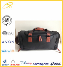 Vintage Leather Casual Travel Tote Luggage Weekend Duffel Bag, Leather Travel Bag