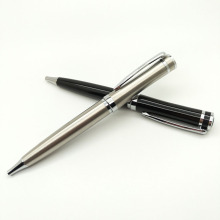 Custom Logo Executive Twist Metal Black Pen - Promotional Ball Pen