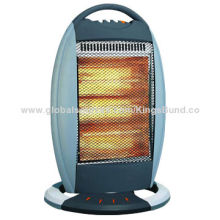 Oscillating Halogen Heater, Portable, Electric, with Remote Control