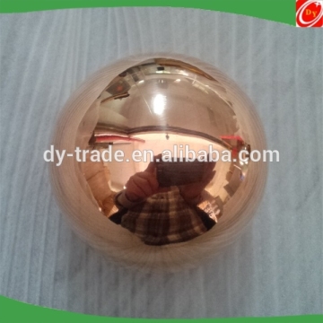 garden ornament metal 3" hollow copper ball