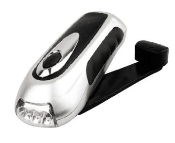 3 LED Energy-saving plastic flashlight with dynamo crank