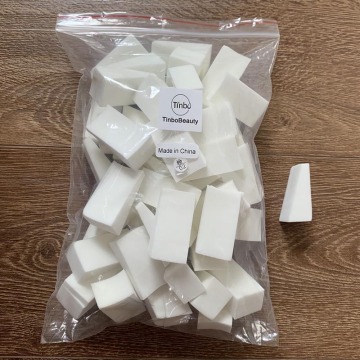 Hot Selling 50pcs Biodegradable Sponge Makeup Wedges - TinboBeauty
