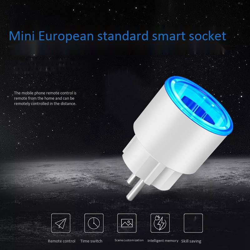 Alexa Plug Eu Socket Remote Smart Wifi Plug European Mini Tuya Socket Wifi Plug Europe Alexa Google Zigbee Socket Eu