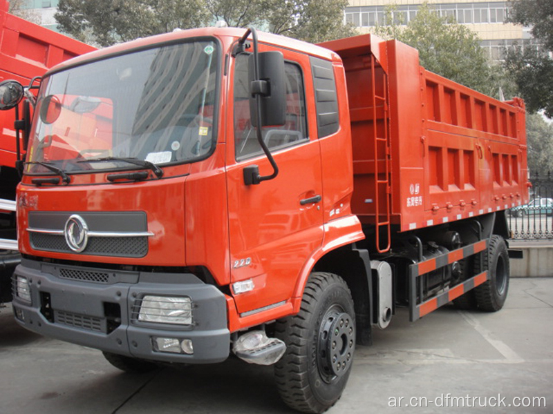 210hp Dongfeng Medium Tipper Truck مع حمولة حمولة 13T