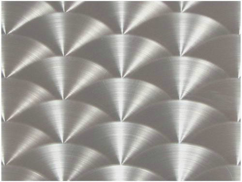 Ti-coating Colored Stainless Steel Sheet, Circular Brushed Steel Decoration Plate