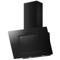 60cm Sloping Black Glass Chimney Cooker Hood