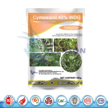 King Quenson Crop Protection Fungicide Cymoxanil 98% Tc Cymoxanil 45% Wdg