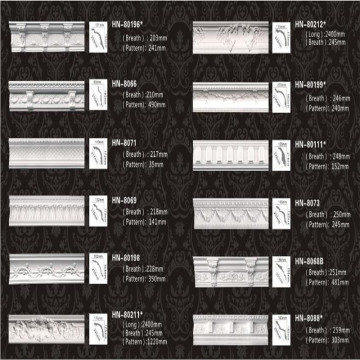 Polyurethane & PU Coving & Cornice Architectural Moulding Products